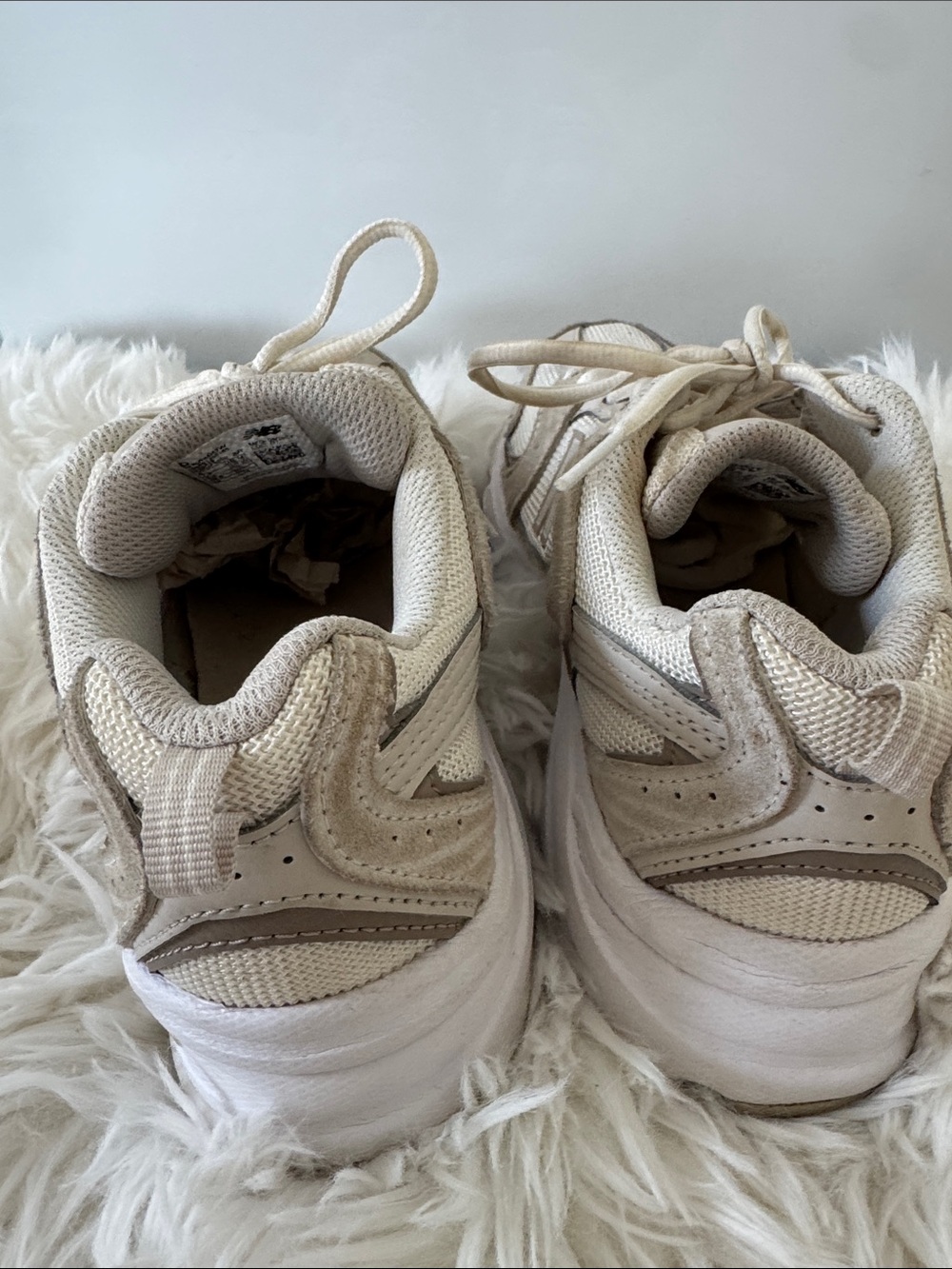New Balance Neutral Beige Lace-Up Running Sneakers - Picture 4 of 4